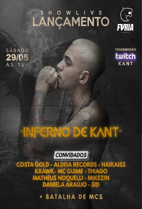 Daniela Araújo interpreta a Rapper en Kant - Inferno de Kant  Ao Vivo