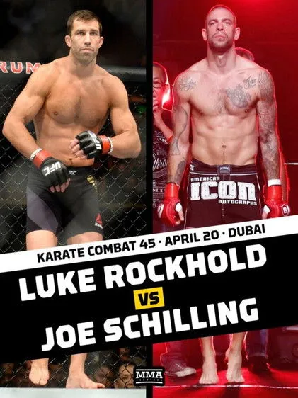 Joe Schilling interpreta a Self en Karate Combat 45: Rockhold vs. Schilling