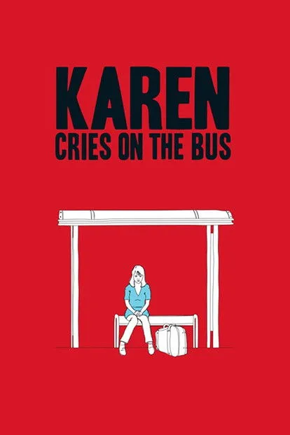 Póster de Karen llora en el bus