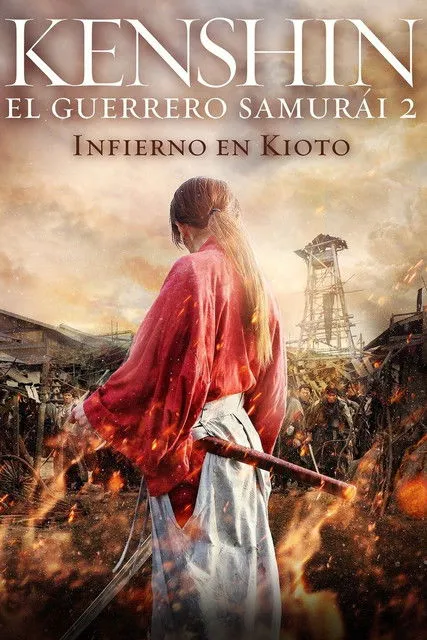 Póster de Kenshin, el guerrero samurái 2. Infierno en Kioto