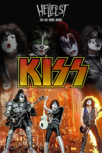 Tommy Thayer interpreta a Guitar en Kiss - Hellfest 2023