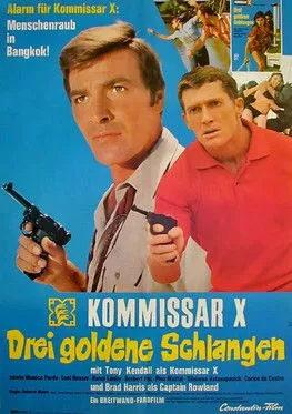 Giuseppe Mattei interpreta a Curly en Kommissar X - Drei goldene Schlangen