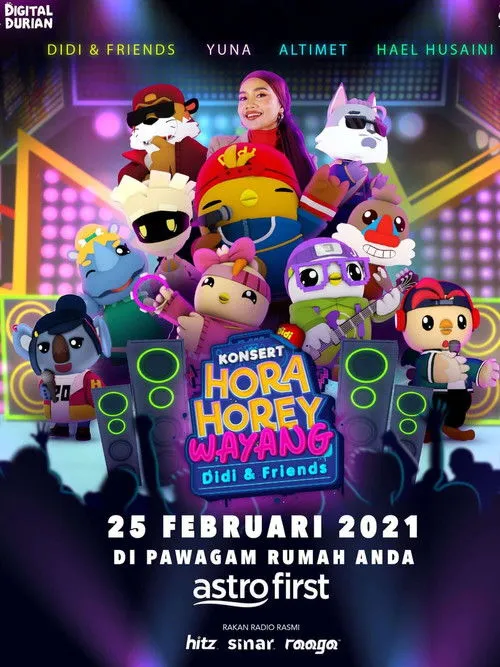 Póster de Konsert Hora Horey Wayang Didi & Friends