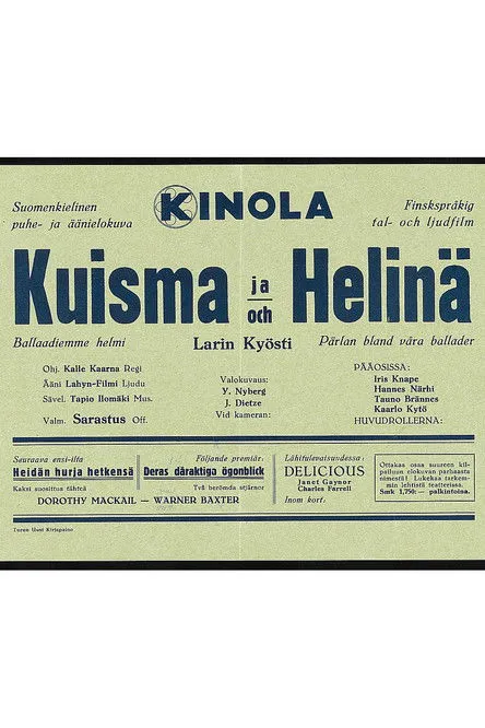 Rauni Luoma interpreta a Eeva-piika en Kuisma ja Helinä