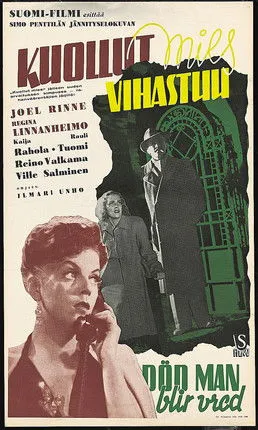 Kaija Rahola interpreta a Leila Varta en Kuollut mies vihastuu