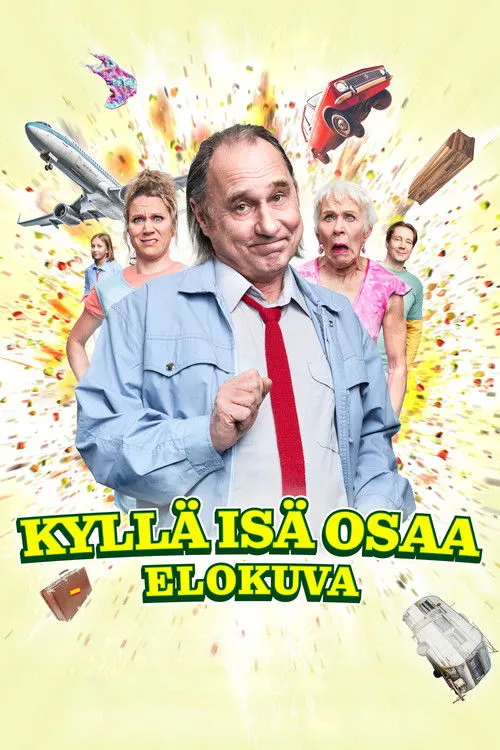 Póster de Kyllä isä osaa