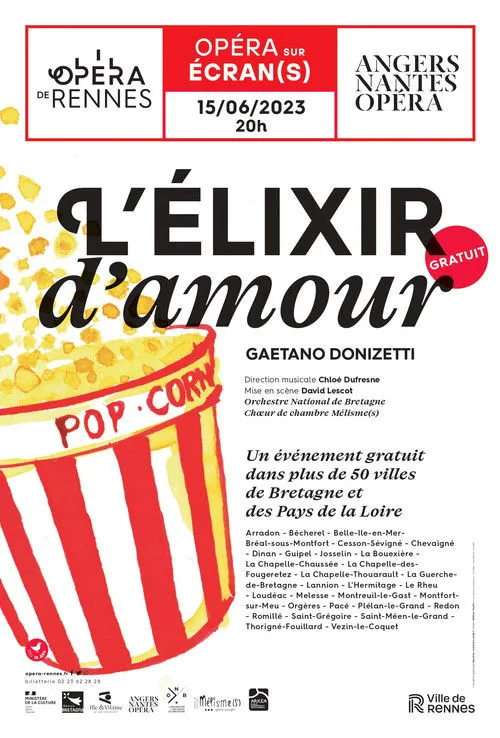 Giorgio Caoduro interpreta a Dulcamara en L'elixir d'amour - Donizetti - Angers Nantes opéra