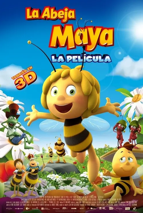 Póster de La abeja Maya. La película
