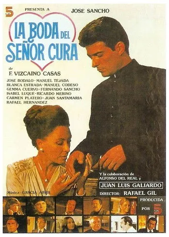 Póster de la película La boda del señor cura