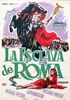 Póster de la película La esclava de Roma