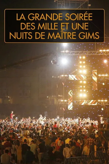 Keen'V interpreta a Self en La grande soirée des mille et une nuits de Maître Gims
