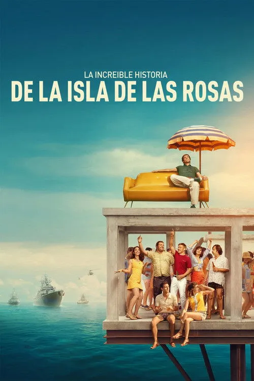 Christian Ginepro interpreta a Poliziotto en La increíble historia de la Isla de las Rosas
