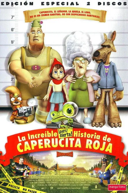 Póster de La increíble pero cierta historia de Caperucita Roja