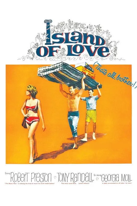Robert Preston interpreta a Steve Blair en La isla del amor