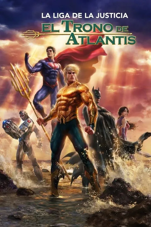 Póster de La Liga de la Justicia: El trono de Atlantis