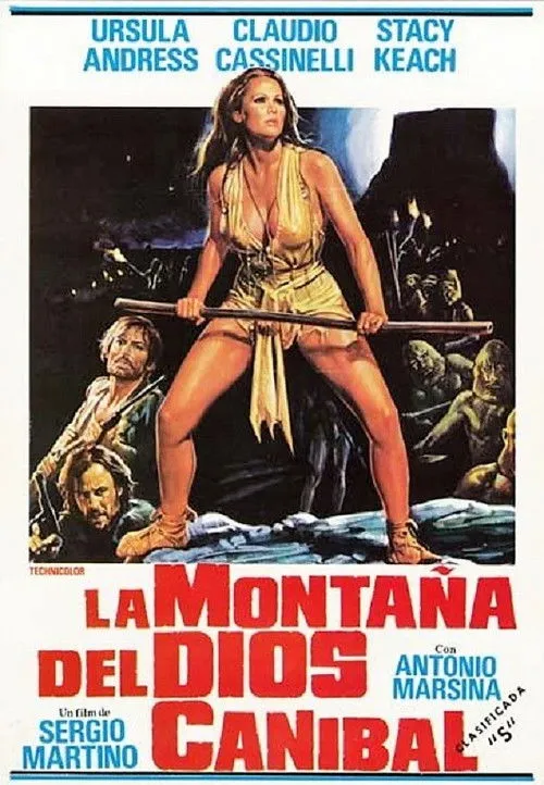 Ursula Andress interpreta a Susan Stevenson en La montaña del dios caníbal