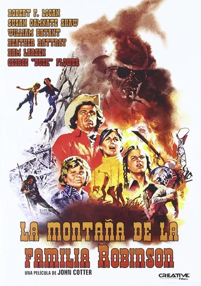 Póster de La montaña de la familia Robinson