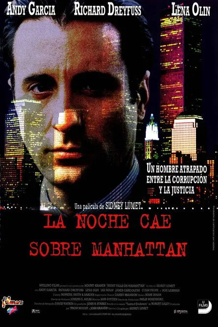Póster de La noche cae sobre Manhattan