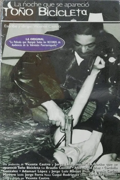 Póster de La noche que se apareció Toño Bicicleta