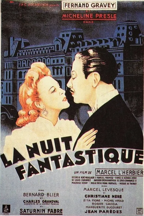 Charles Granval interpreta a Adalbert en La Nuit fantastique