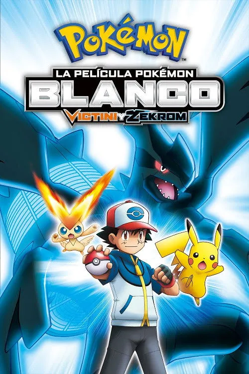 Póster de Pokémon Blanco - Victini y Zekrom