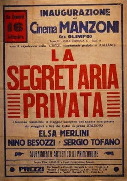 Alfredo Martinelli interpreta a  en La segretaria privata