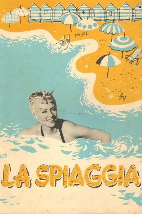 Sandro Bianchi interpreta a un bagnante en La spiaggia
