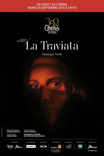 Póster de La Traviata - Paris