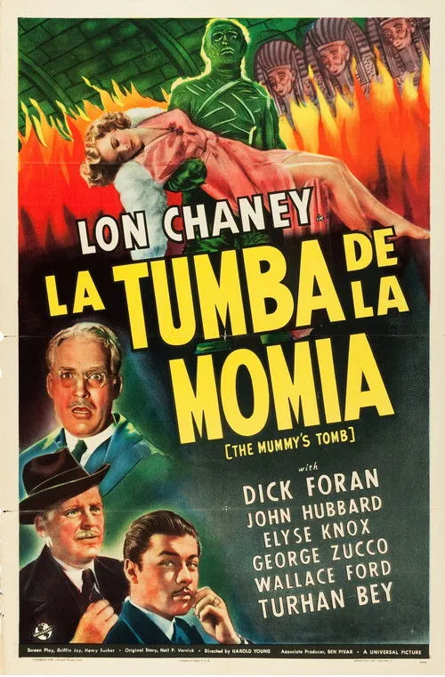 Lon Chaney Jr. interpreta a The Mummy - Kharis en La tumba de la momia