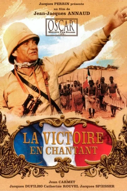Póster de la película La victoria en Chantant (Negros y blancos en color)