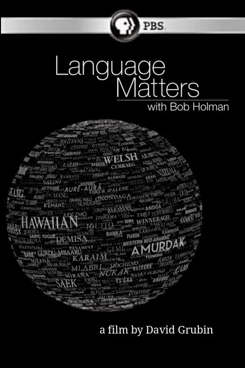 Póster de Language Matters with Bob Holman