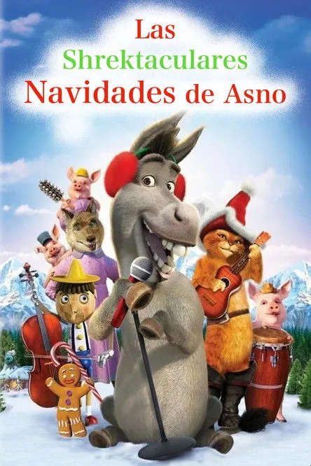 Póster de la película Las Shrektaculares Navidades de Asno