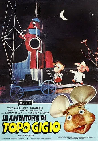 Peppino Mazzullo interpreta a Topo Gigio en Le avventure di topo Gigio