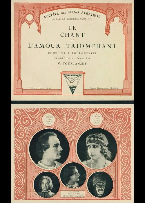 Jean Angelo interpreta a Muzio en Le chant de l'amour triomphant
