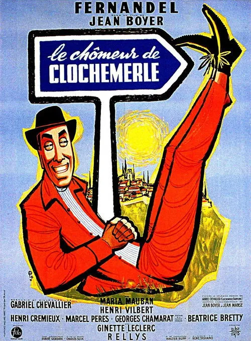 Póster de la película Le Chômeur de Clochemerle