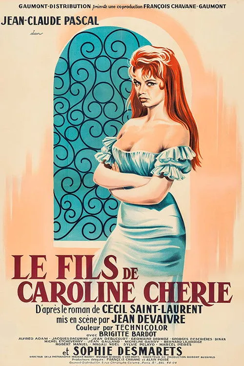 Póster de Le fils de Caroline chérie