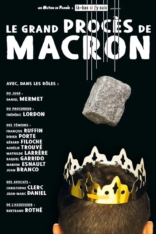 Póster de Le Grand Procès de Macron