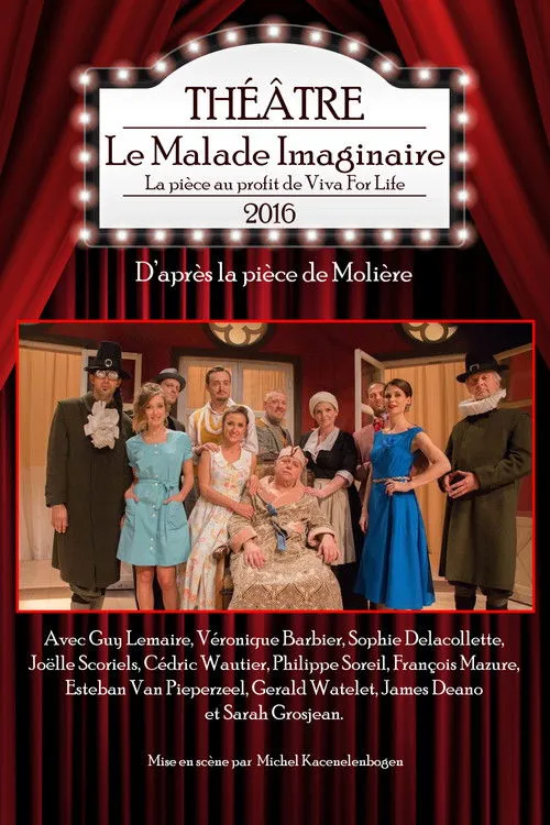 Guy Lemaire interpreta a Argan en Le Malade Imaginaire (de Molière)