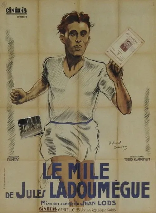 Jules Ladoumegue interpreta a en Le mile de Jules Ladoumègue