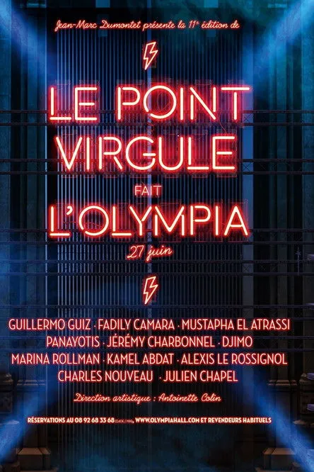 Jérémy Charbonnel interpreta a Self en Le Point Virgule fait l'Olympia - 11e édition