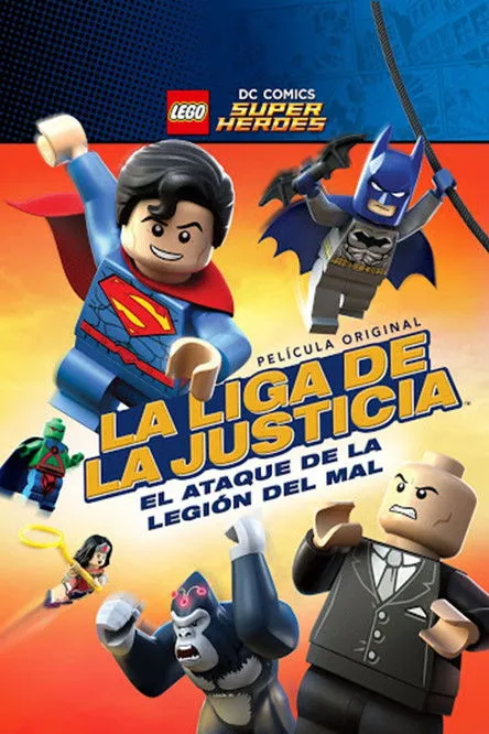 Póster de LEGO DC Comics Super Heroes: La Liga de la Justicia - El ataque de la Legión del Mal