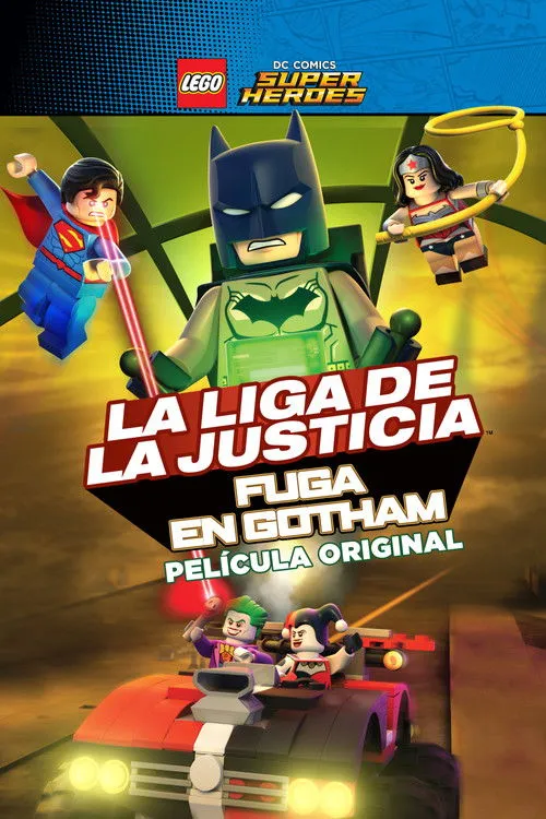 Póster de LEGO La Liga de la Justicia: Fuga de Gotham