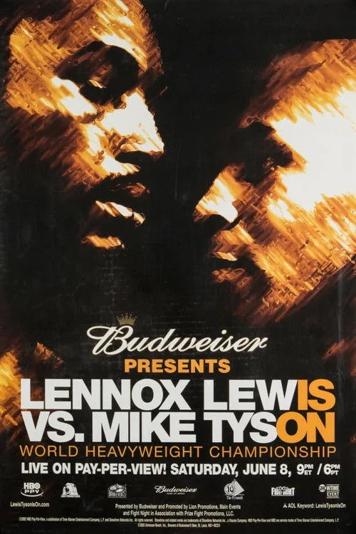 Póster de Lennox Lewis vs. Mike Tyson