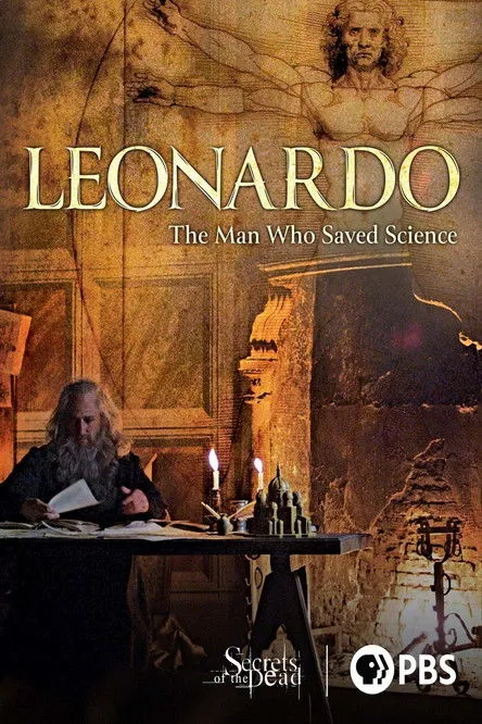 Giuseppe Lanino interpreta a Leonardo da Vinci en Leonardo: El hombre que salvó la ciencia