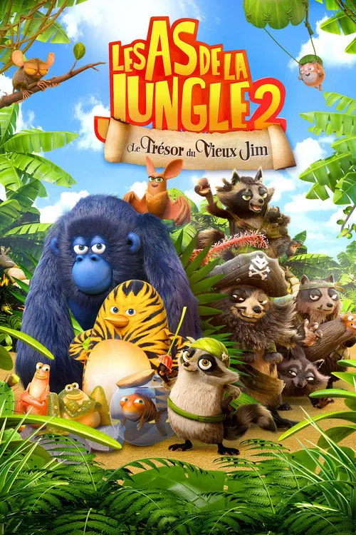 Póster de Les As de la Jungle 2 : Le Trésor du Vieux Jim