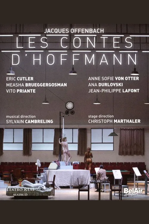 Póster de Les Contes D'Hoffmann, Teatro Real Madrid