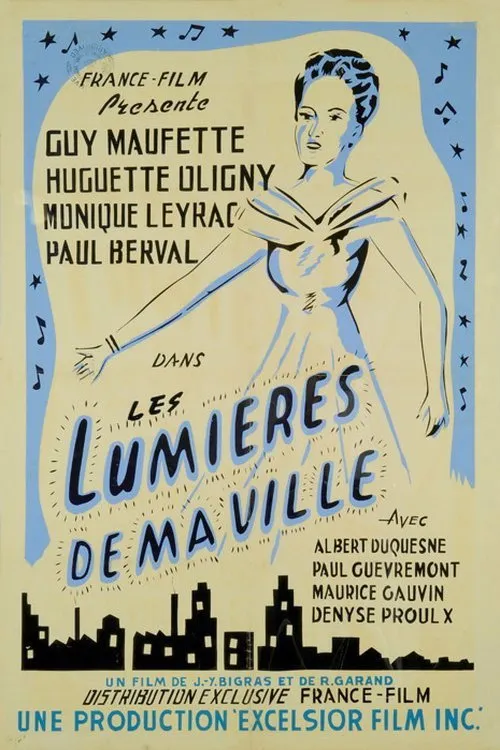 Monique Leyrac interpreta a Monique Fontaine en Les lumières de ma ville
