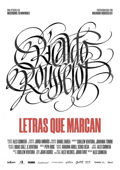 Póster de Letras que marcan