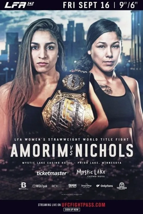 Jacqueline Amorim interpreta a Herself en LFA 142: Amorim vs. Nichols