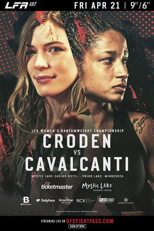 Póster de LFA 157: Croden vs. Cavalcanti